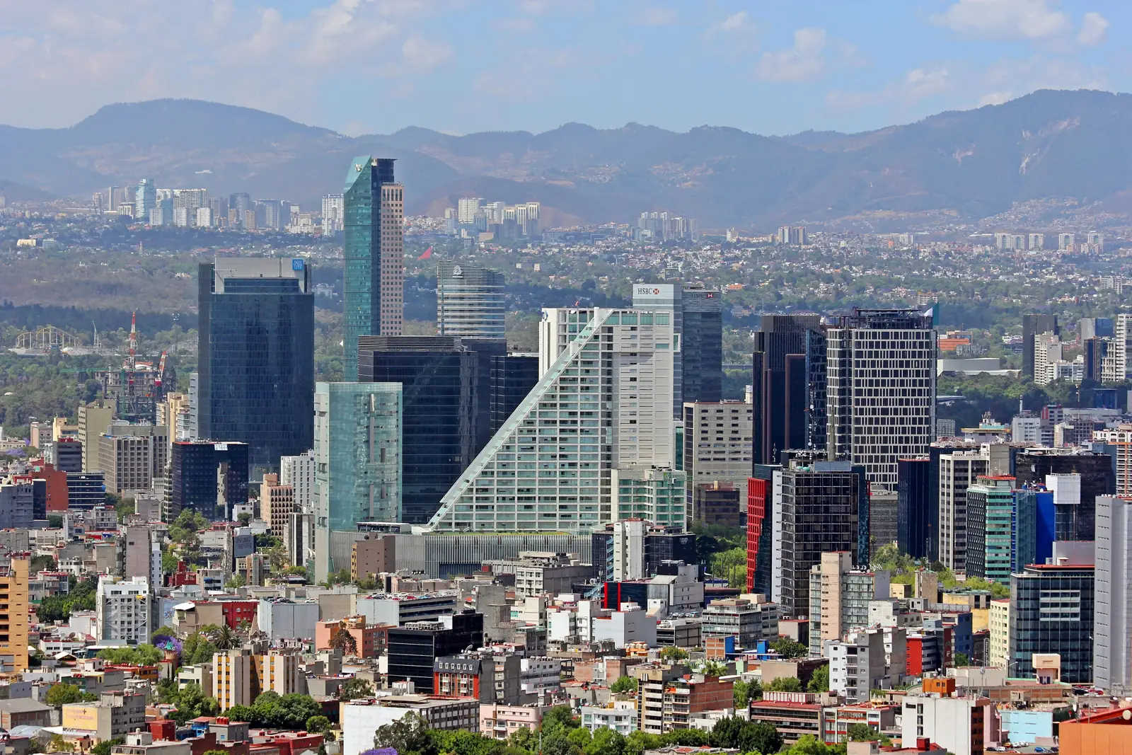 Skyline de Paseo de la Reforma, Ciudad de México