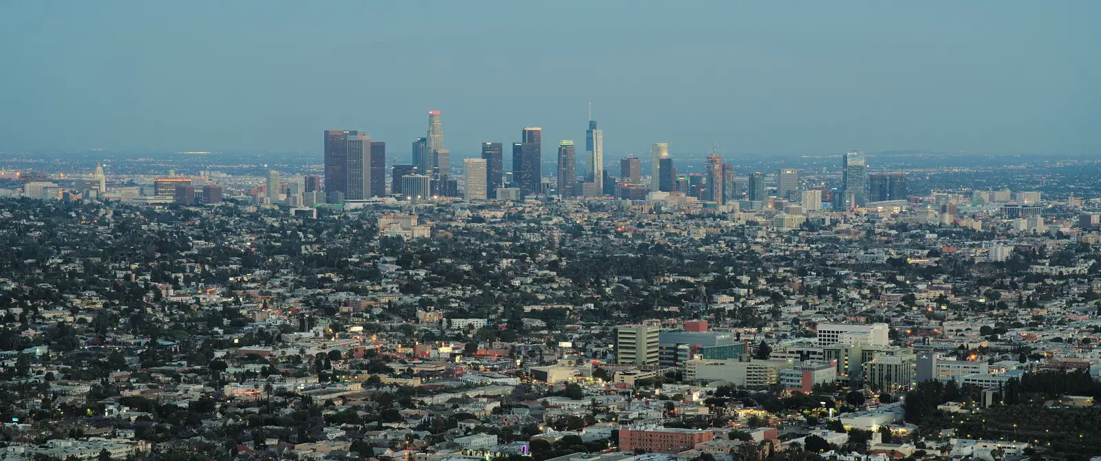 Skyline de Los Ángeles desde el Observatorio Griffith